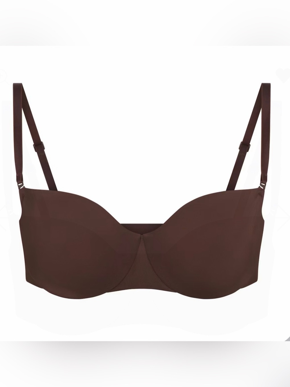 SKIMS | Smoothing Intimates Unlined Strapless Bra | Cocoa | 34C